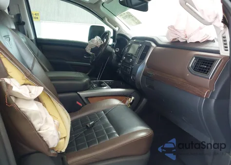 2017 Nissan Titan Xd Platinum Reserve Diesel из США, поврежденный, VIN 1N6BA1F43HN522302